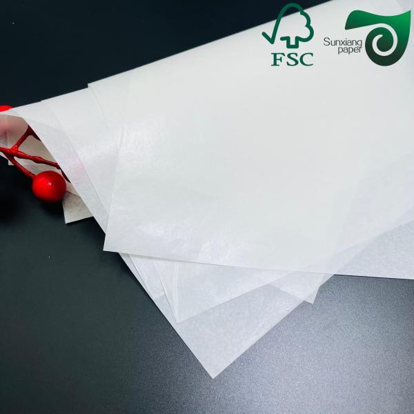 14gsm 17gsm 28gsm Butcher Paper Roll MG Kraft White Paper For Foodstuff Packaging
