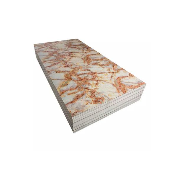 3D Printing Wall Plastic UV Marble PVC Panels Interior Decoration