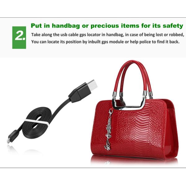 New 3-In-1 USB Data Cable Android/iPhone+Hidden Spy GSM Remote Audio Listening Bug+GPS Tracking Position GSM Locator