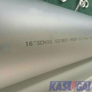 Cheap Super Duplex 50mm Stainless Steel Pipe Corrosion Resistant ASTM A928 S31803 EFW for sale