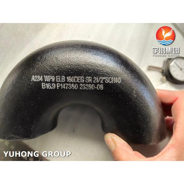 U Bend Return, 180 Deg. Short Radius, ASME SA234 WP9 4 SCH40 B16.28 For Fired Heater Radiant Section