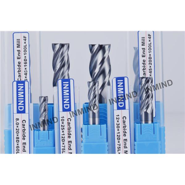 0.7um Grain Size Milling Tool Bits / Solid Carbide Tools For End Mill Machine
