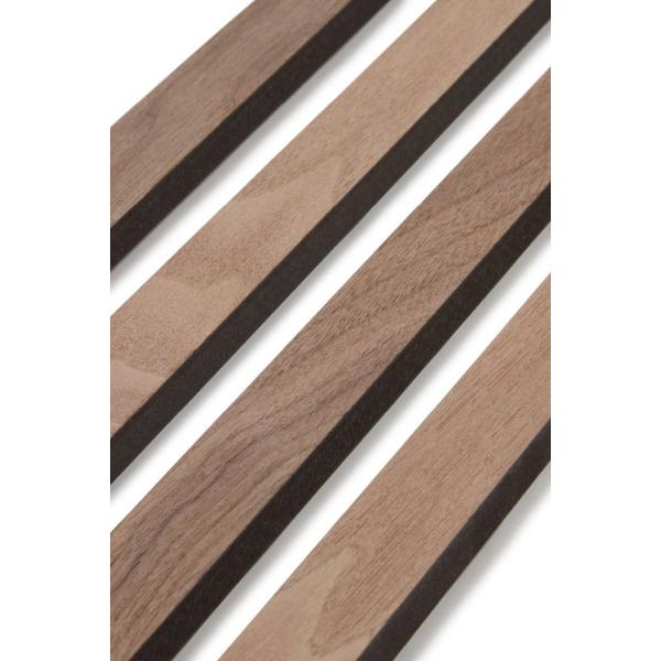 Moistureproof Wood Veneer Slats Wall Interior Flameproof Multi Scene