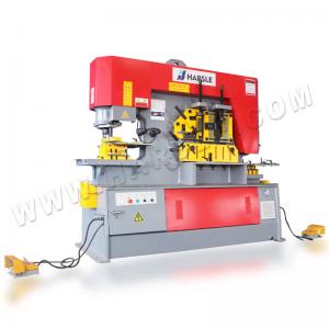 China High Efficiency Metal Iron Worker Hydraulic Ironworkers With Double Cylinder Machine on sale