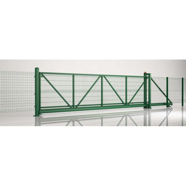 H2m X W10m 3D Curved Steel Wire Mesh Fence Access Control Fence For Safety