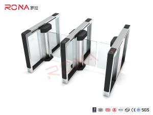 China Dual Channel Automation Swing Turnstile Fast Lane Gate 30 Persons / Minute Transit Speed on sale