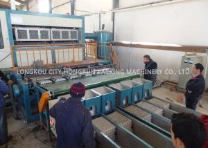 Cheap Recycled Waste Paper Egg Tray Machine , Paper Pulp Moulding Machine for sale