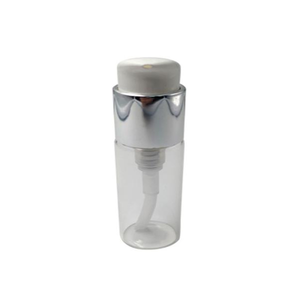Frosted Empty Glass Lotion Bottles With Pump Dispenser , Long Life Time