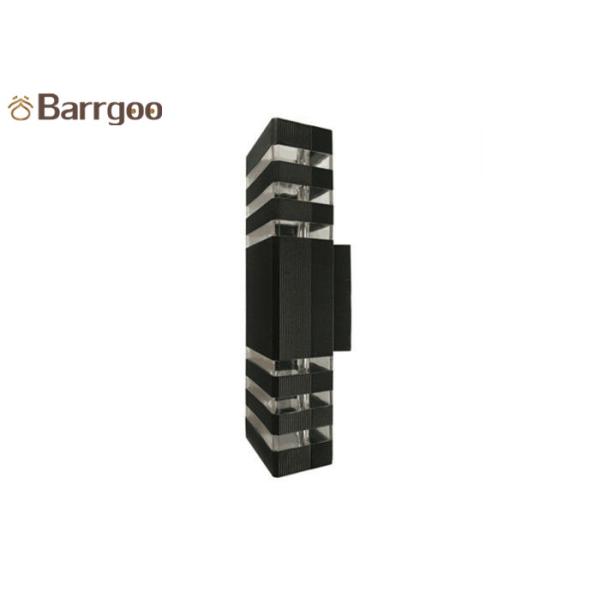 2*6W Up Down Grey LED Exterior Wall Mounted Light Fixtures , Exterior Wall Lights