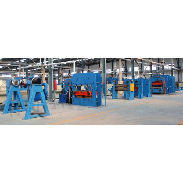 Horizontal Rubber Conveyor Belt Production Line Customized Voltage