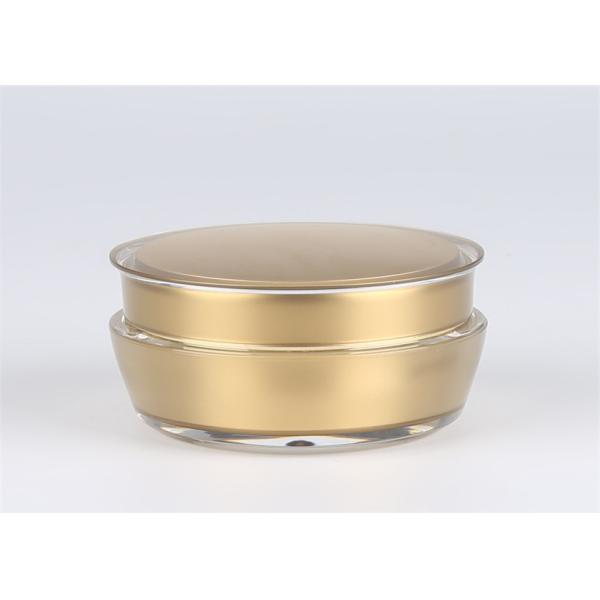 Round Shape Face Cream Containers Prevent Cream From Direct Sunlight With Lid