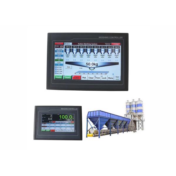 Single Scale HMI Ration Batching Weighing Controller For Concrete Batching
