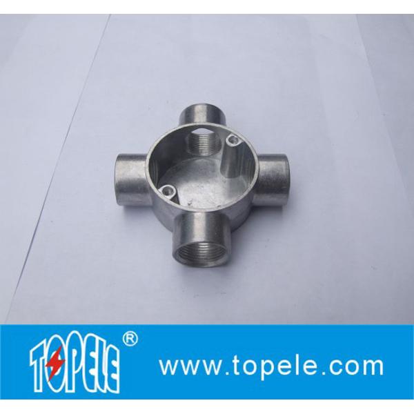 TOPELE BS4568 / BS31    4 Way Terminal Electrical Aluminum Junction Box, Channel Inspection Tee Box