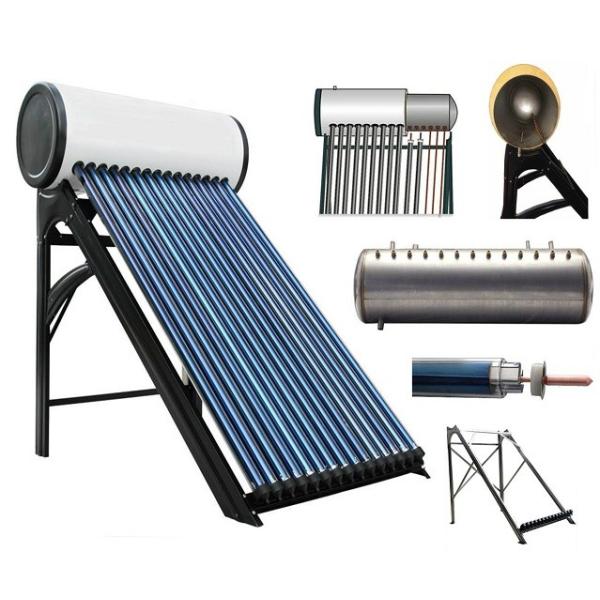 Free-standing Bathroom Compact Pressure Solar Water Heater Galvanized Steel & SUS304-2B Series---Heat Pipe Model