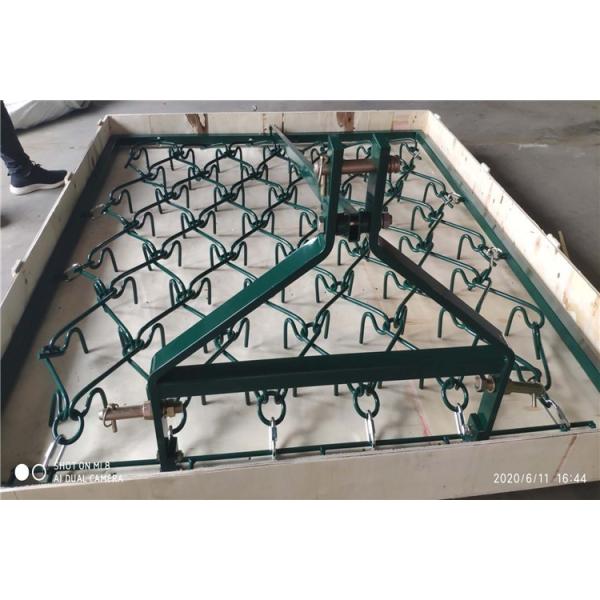 Green Mounted Tractor Supply Drag Harrow Surf Preparation 3 Point Drag Harrow