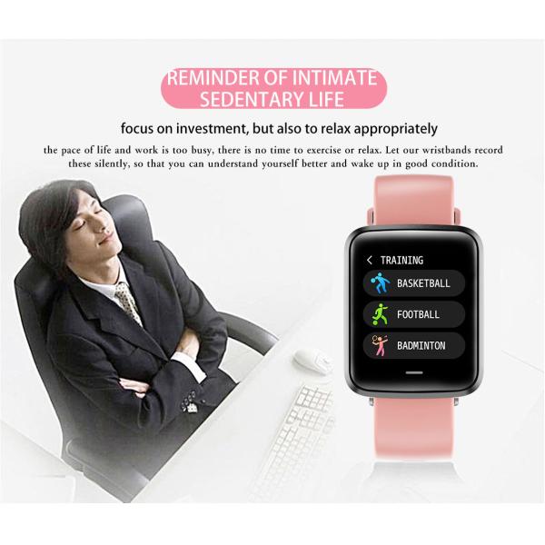 Hazel Full Heart Rate Smartwatch Touch Screen Smart Watch H19D Dynamic 1.3 Inch