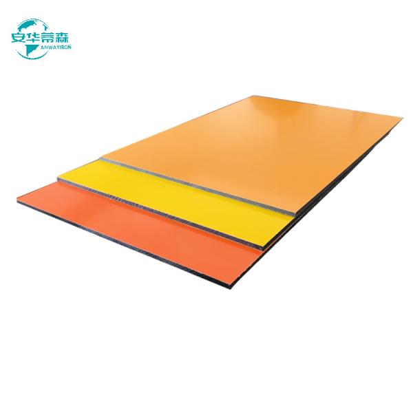 Nano Coating Fireproof ACP Panel Aluminum Composite Panel Solid Color 1220mm 1250mm