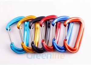 Cheap D Shape Snap Hook Carabiner Aluminum 7075 Material Good Accessory For Lanyards for sale