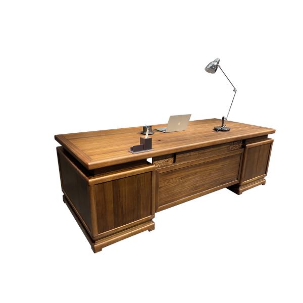 24 X 60 Executive Office Table , Solid Wood Sturdy Computer Desk