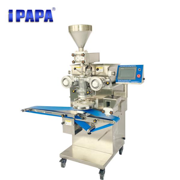P170 Gear Pump Type Chocolate Jam Peanut Butter Stuffed Automatic Double Filling Encrusting Machine
