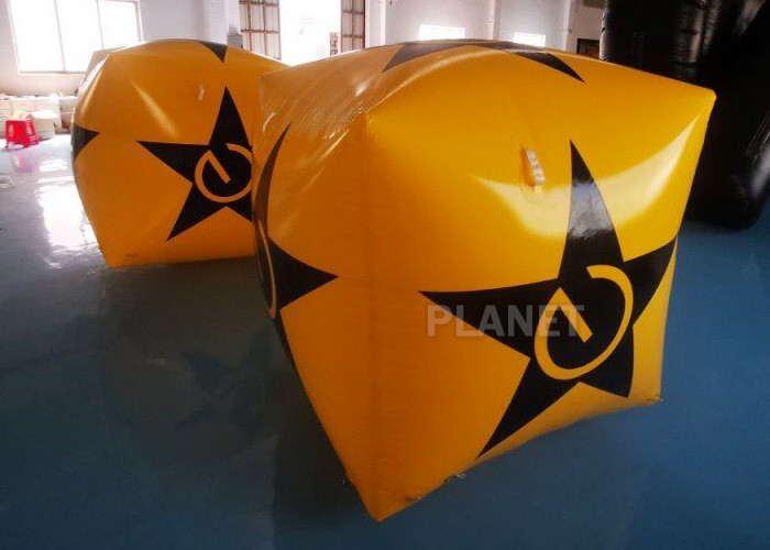 China EN14960 Inflatable Cube Water Floating Swimming Safety Buoy  Uv Resistance on sale