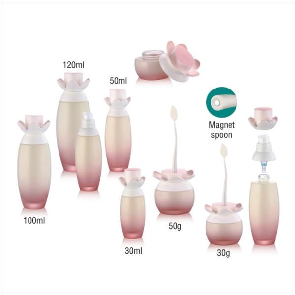 Custom Glass Lotion Bottles , Glass Lotion Jars For 30ml 50ml 100ml Volume