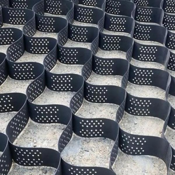 150mm HDPE Plastic Geocell Erosion Control And Road Construction Stabilization Slop Protection HDPE Geocell