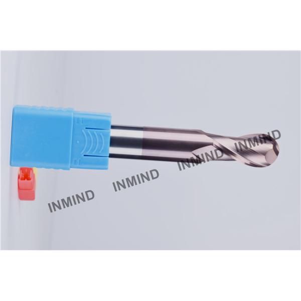 End Mill Sharpening Service Milling Tool Bits , AlTiN Coating 2 Flute End Mill