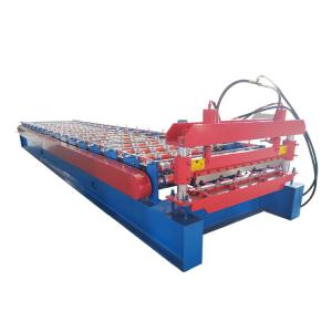 China Building Material Roofing Sheet Roll Forming Machine For Metal , Low Noice on sale