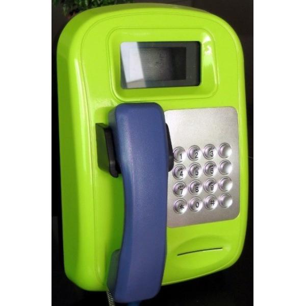 Vandal Resistant Auto Dial Telephone With Four Numbers Automatic Dialer And Metal Keypad