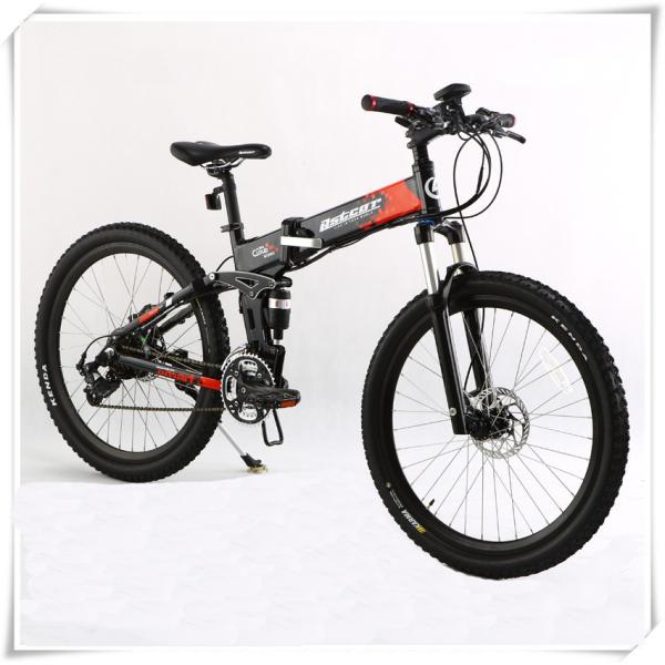 36V Folding Electric Bike 25 Km / H Max Speed Folding Electric Mountain Bike