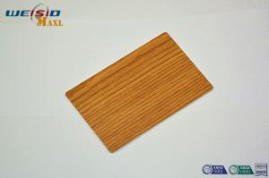 Cheap Architectural Interior Decorative Metal Wall Panels with wood looking film for sale