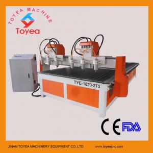 Cheap CNC Wooden boat model  Router machine with multi-heads TYE-1820-2T3 for sale