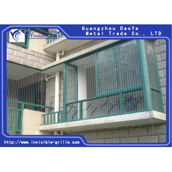 High Rise Buildings Invisible Grille Quick Easy Installation Window Invisible Grille