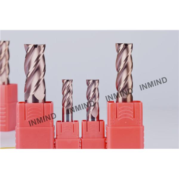 HRC65 45 Degree Drill End Mill , High Speed End Mills Carbide Cutting Bit