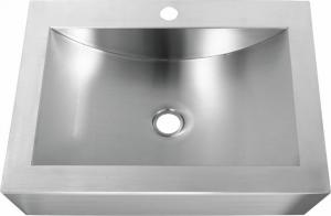 Cheap Sound Reduction Bathroom Sink Heavy Duty 16 Gauge SUS304 Material for sale