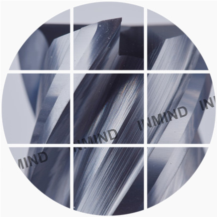 HRC55 Carbide Milling Cutter Square End Mill With 30° - 45 ° Helix Angle