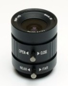 6mm Manual Iris Control lens, 3.0 Megapixel, 4/6/8/12/16/25mm available
