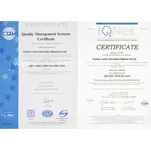 Foshan Summey Metal Products Ltd Certifications