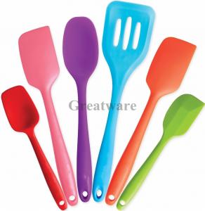 Cheap 6-Piece Silicone Baking Set - Spatulas, Spoons &amp; Turner for sale