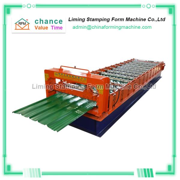 China Iron Color Steel Galvanized Metal Trapezoidal Metal 840 Roof Tile Sheet Making Corrugated Ibr Roll Forming Machine