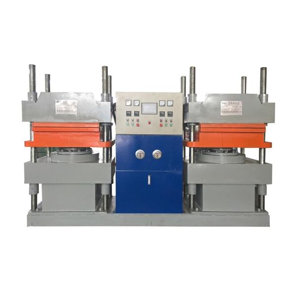 Twin Vulcanizing Hydraulic Press Machine For Rubber Moulding