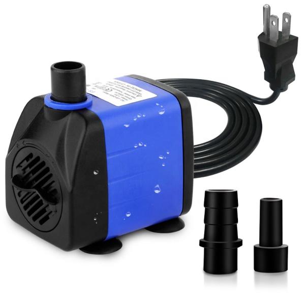 25W Backyard Outdoor Fountain Fish Tank Aquarium Water Pump 4 Dosing Head