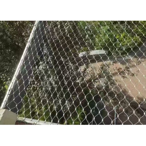 3.0mm Wire Balustrade Mesh 50*50mm Stainless Steel Wire Rope Mesh