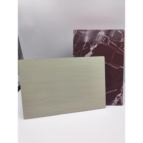 Decorative Plastic Aluminum Composite Sheet Panels 2440mm Length Sandwich Type