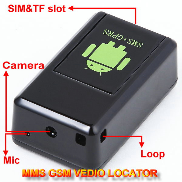 GF-08 GSM MMS Video Photo Transmit Camera Recorder GPS Tracker Aduio Listening