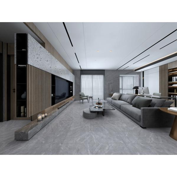 Grade AAA Light Gray Marble Porcelain Tile 800x800mm