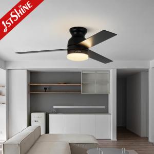 China 5 Speed Remote Control Decorative Ceiling Fan , Mdf Blades Black Plastic Ceiling Fan on sale