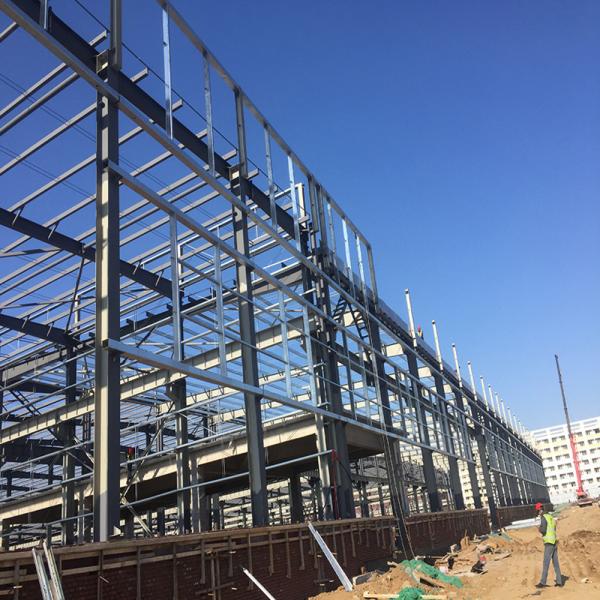 Q355 Q235 Steel Structure Warehouse with Sandwich Panel Walls