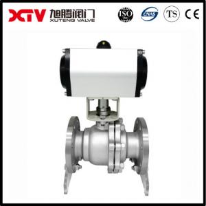 Cheap Straight Through Type High Platform Flanged Floating Ball Valve 150LB for Oil and Gas for sale